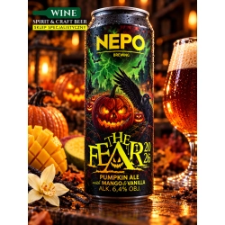 NEPO Brewing The Fear 2026 – Pumpkin Ale with Mango & Vanilla